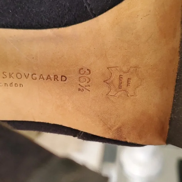 Camilla skovgaard blue platform heel Stiletto  open toe shoe size 36.5 - Picture 12 of 16